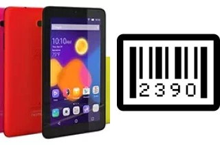 How to find the serial number on alcatel Pixi 3 (7) LTE