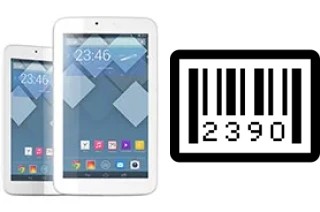 How to find the serial number on alcatel POP 7S