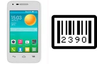 How to find the serial number on alcatel Pop D1