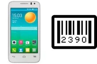 How to find the serial number on alcatel Pop D3