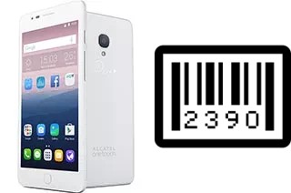 How to find the serial number on alcatel Pop Up