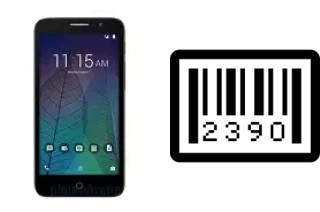 How to find the serial number on Alcatel TRU