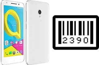 How to find the serial number on alcatel U5