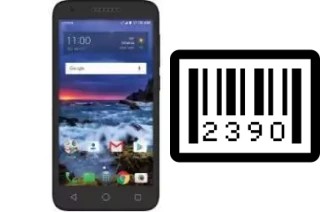 How to find the serial number on Alcatel Verso