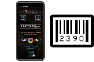 How to find the serial number on Allview P10 Life