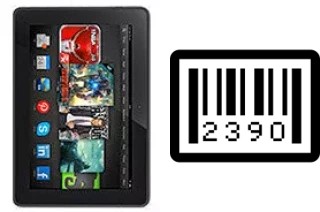 How to find the serial number on Amazon Kindle Fire HDX 8.9