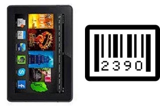 How to find the serial number on Amazon Kindle Fire HDX