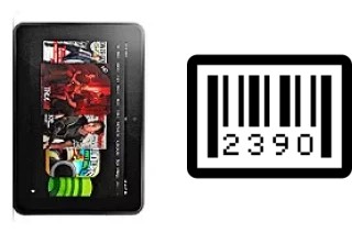 How to find the serial number on Amazon Kindle Fire HD 8.9 LTE