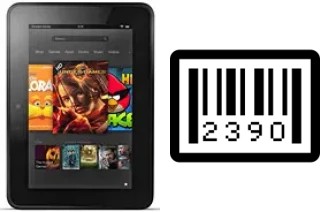 How to find the serial number on Amazon Kindle Fire HD