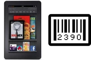 How to find the serial number on Amazon Kindle Fire