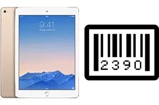 How to find the serial number on Apple iPad Air 2