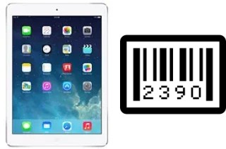 How to find the serial number on Apple iPad Air