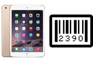 How to find the serial number on Apple iPad mini 3