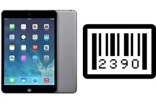 How to find the serial number on Apple iPad mini 2