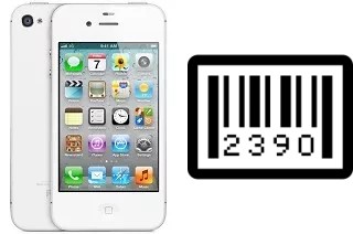 How to find the serial number on Apple iPhone 4s