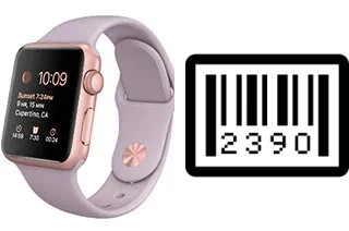 How to find the serial number on Apple Watch Sport 38mm