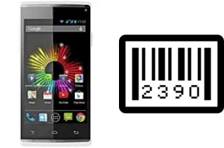 How to find the serial number on Archos 40b Titanium