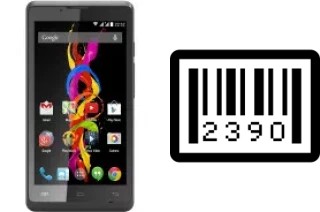 How to find the serial number on Archos 40c Titanium