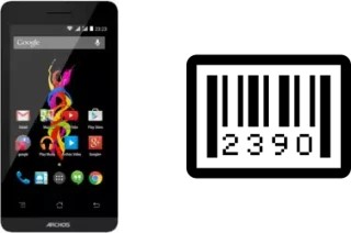 How to find the serial number on Archos 40d Titanium