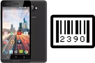 How to find the serial number on Archos 50b Helium 4G