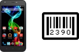 How to find the serial number on Archos 50c Platinum