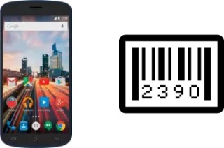 How to find the serial number on Archos 50e Helium