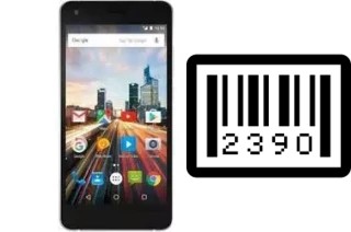 How to find the serial number on Archos 50f Helium Lite