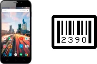 How to find the serial number on Archos 55 Helium+