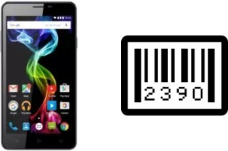 How to find the serial number on Archos 55b Platinum