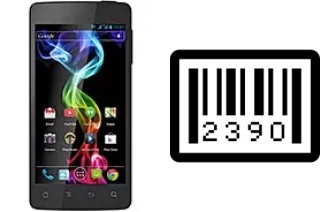 How to find the serial number on Archos 45 Platinum