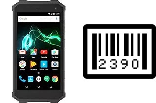 How to find the serial number on Archos Saphir 50X