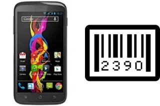 How to find the serial number on Archos 40 Titanium