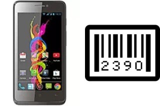 How to find the serial number on Archos 45 Titanium