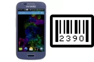 How to find the serial number on Argom E400