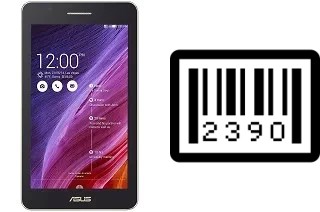 How to find the serial number on Asus Fonepad 7 FE171CG