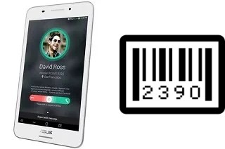 How to find the serial number on Asus Fonepad 7 FE375CL