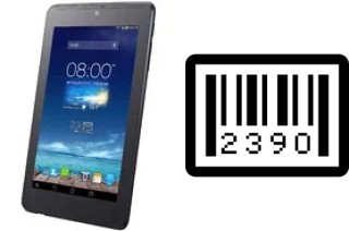 How to find the serial number on Asus Fonepad 7