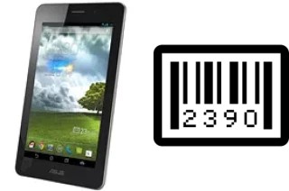 How to find the serial number on Asus Fonepad