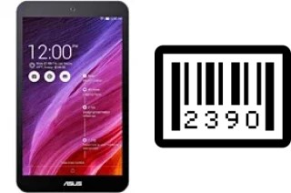 How to find the serial number on Asus Memo Pad 8 ME181C