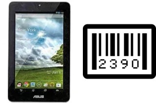 How to find the serial number on Asus Memo Pad ME172V