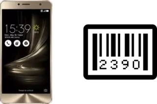 How to find the serial number on Asus ZenFone 3 Deluxe ZS550KL