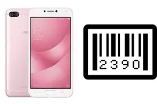 How to find the serial number on Asus ZenFone 4 Selfie Lite