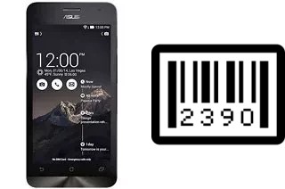 How to find the serial number on Asus Zenfone 5 A500CG