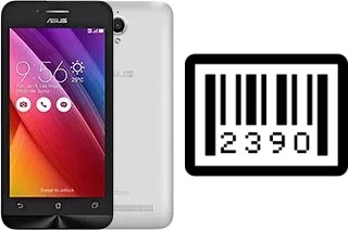 How to find the serial number on Asus Zenfone Go T500