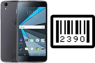 How to find the serial number on BlackBerry DTEK50