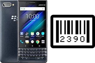 How to find the serial number on BlackBerry KEY2 LE