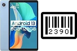 How to find the serial number on Blackview Tab 60