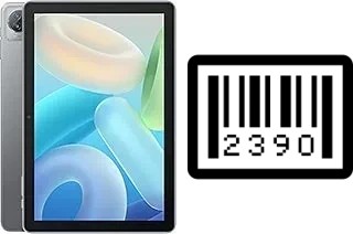 How to find the serial number on Blackview Tab 8 WiFi