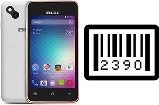 How to find the serial number on BLU Advance 4.0 L2