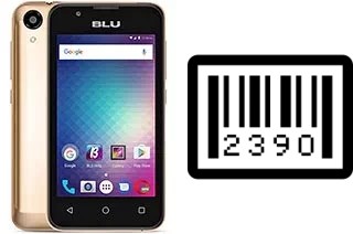 How to find the serial number on BLU Advance 4.0 L3